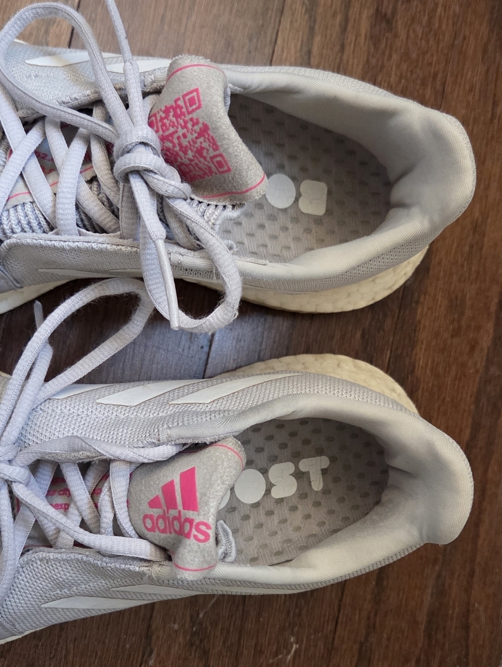 adidas Women's Senseboost Go Grey/Silver Size 8.5 - Picture 6 of 11
